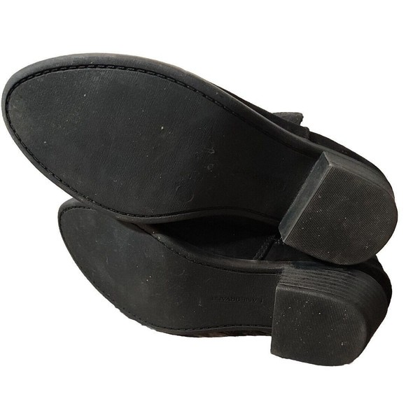 LANE BRYANT Plus Size Wide Width Faux Suede Ankle Booties Shoes Womens Size 8 W - Picture 3 of 9